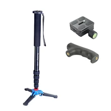 Manbily A-333 портативный профессиональный Алюминий 5 секционный монопод для цифровой зеркальной камеры монопод для Canon Nikon sony DSLR DV