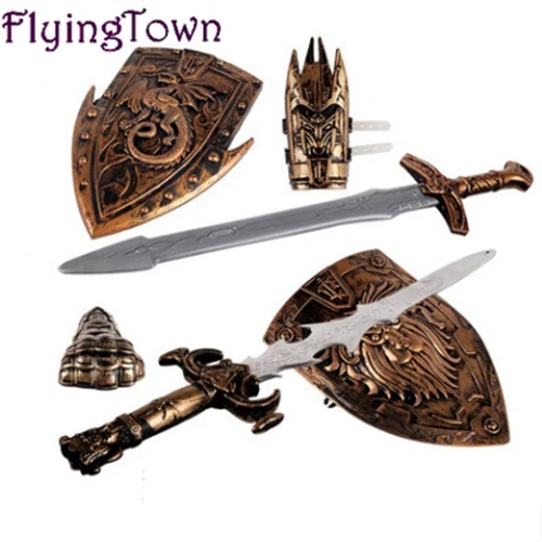 NEW Children Toys Swords Shiled Bow and Arrow Sword Shield Sucker
