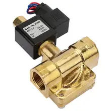G3/" Нормально открытый латунный Электрический электромагнитный клапан для воды воздуха 0-1.6Mpa 232psi