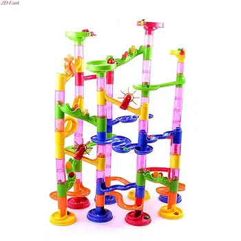 

105Pcs Children's DIY Track Marble Ball Building Blocks Game Gift Construction