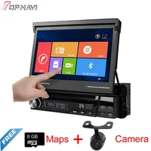 Top 7” Single Din Wince Car DVD Radio Audio For Universal With Stereo Multimedia Map Bluetooth Reverse Camera