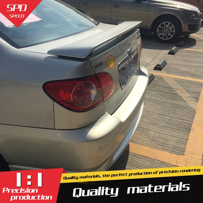 

For Corolla Spoiler 2003-2005 ABS Material Car Rear Wing Primer Color Rear Spoiler For Toyota Corolla Spoiler