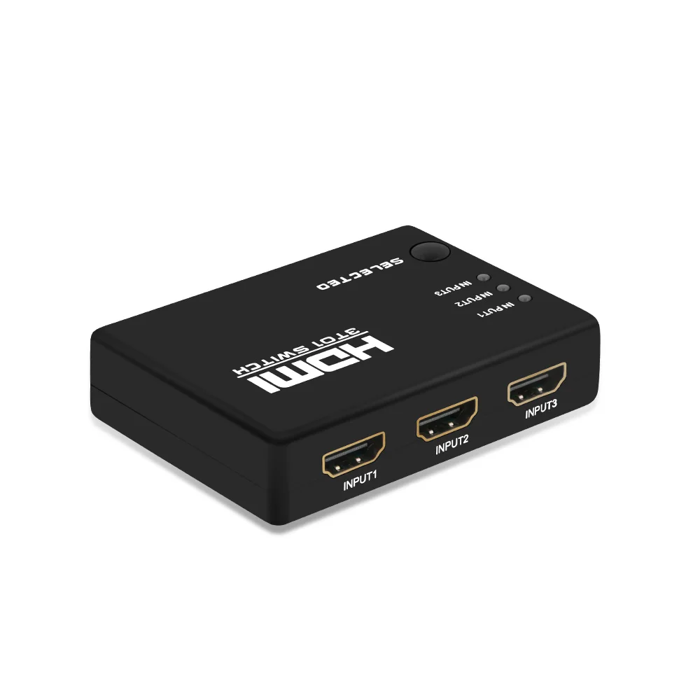 Высокопроизводительный HDMI сплиттер 3 порта переключатель порт для XBOX 360 PS3/4 Smart