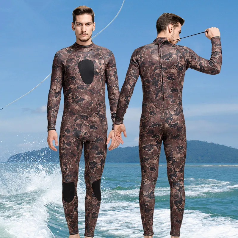 2017 Spearfishing Wetsuit 3MM Neoprene Surfing Suit Wetsuit Camo