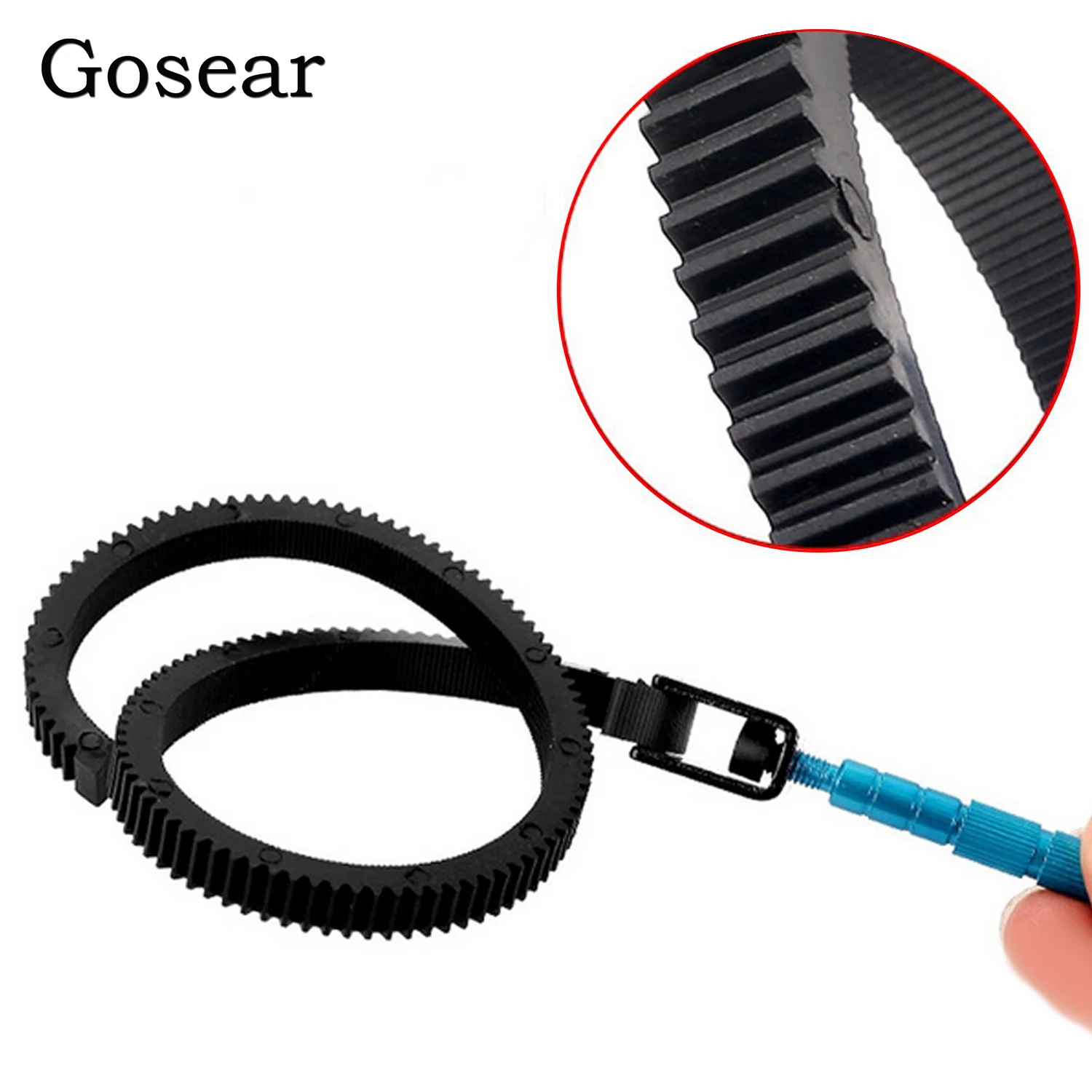 

Gosear Adjustable Follow Focus Ring Gear with Handle for DSLR Camera Camcorder 49mm 52mm 55mm 58mm 62mm 67mm 72mm 77mm 82mm Lens