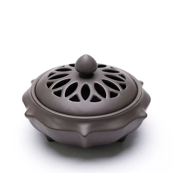 

PINNY Classical Ceramic Incense Burner Hollow Coil Censer Zen Home Living Room Decoration Sandalwood Stick Incense Holder