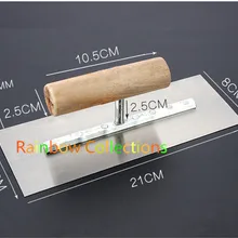 210x85 мм высококачественное лезвие из нержавеющей стали деревянная ручка штукатурка шпатель строительный бетонный Шпатель Инструмент