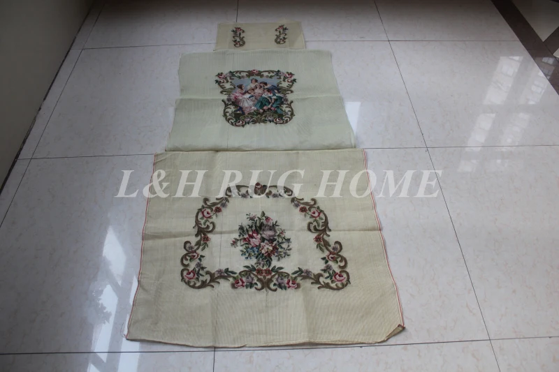 20 к винтажный предварительно обработанный цветочный рукодельный Холст Гобелен Чехол для сидения незавершенный