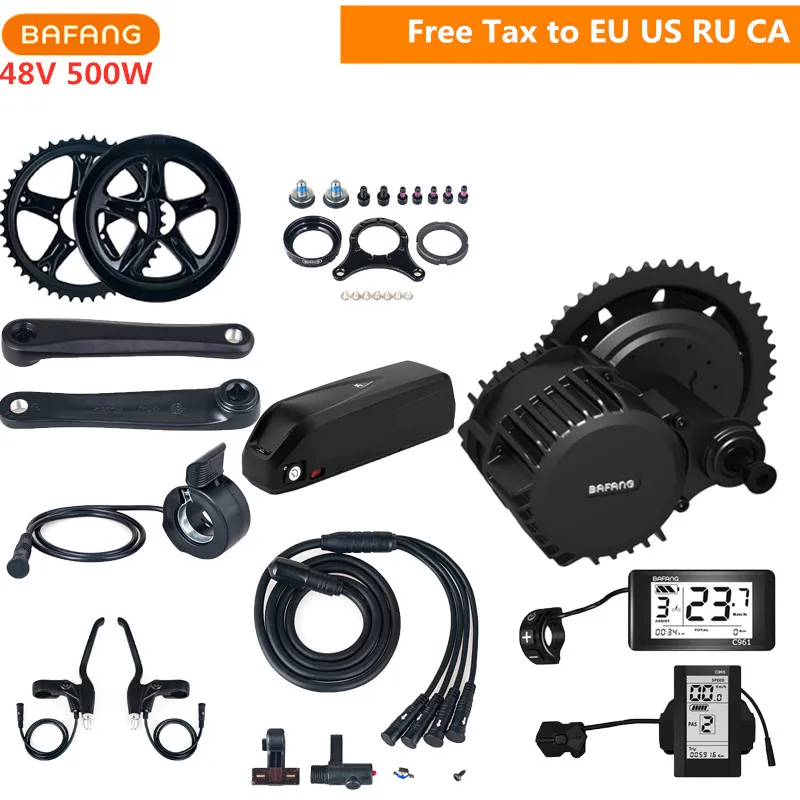 Bafang 8fun 48V 500W BBS02B середине приводной двигатель C961 C965 Наборы с 48V 17AH литий Батарея для электрических велосипедные комплекты для конверсии Bafang 8fun 48V 500W BBS02B середине приводной двигатель C961 C965 Наборы с 48V 17AH литий Батарея для электрических велосипедные комплекты для конверсии