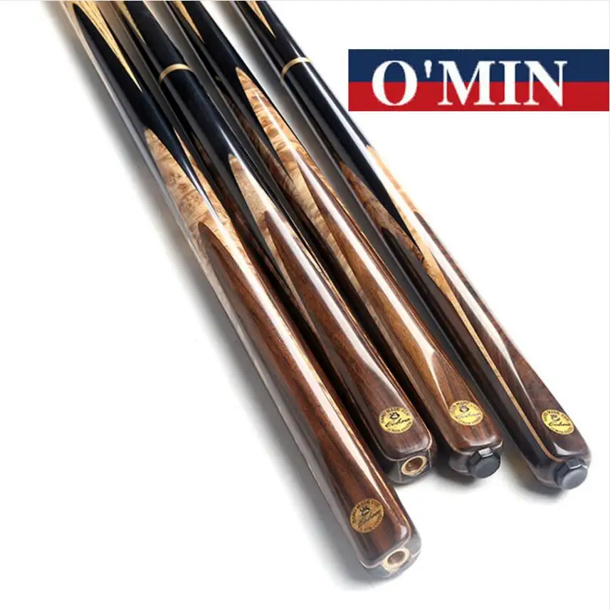 OMIN 3/4 Snooker Cue Stick 9 5 мм наконечники ручной работы s чехол из пепельного дерева