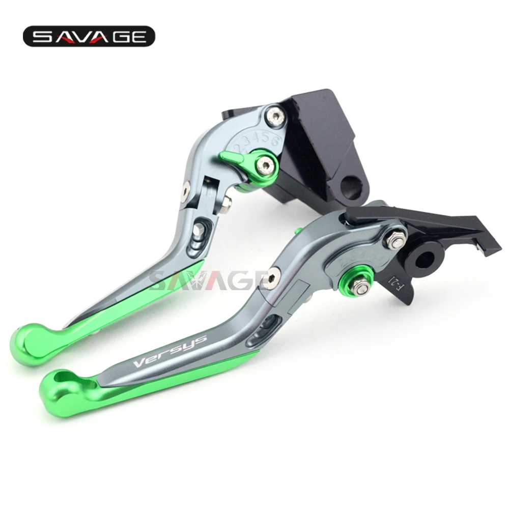 

Brake Clutch Lever For KAWASAKI KLE 650 Versys KLZ 1000 2015-2018 16 17 Motorcycle Adjustable Folding Extendable Logo