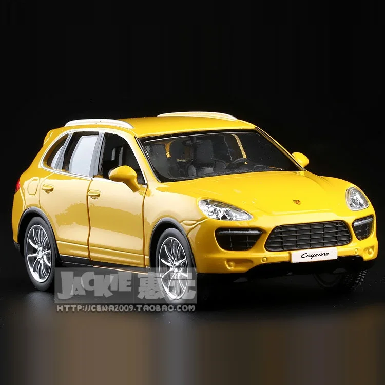 High Simulation Exquisite Diecasts&Toy Vehicles: RMZ city Car Styling Cayenne Luxury SUV 1:36 Alloy Diecast Model Pull Back Cars