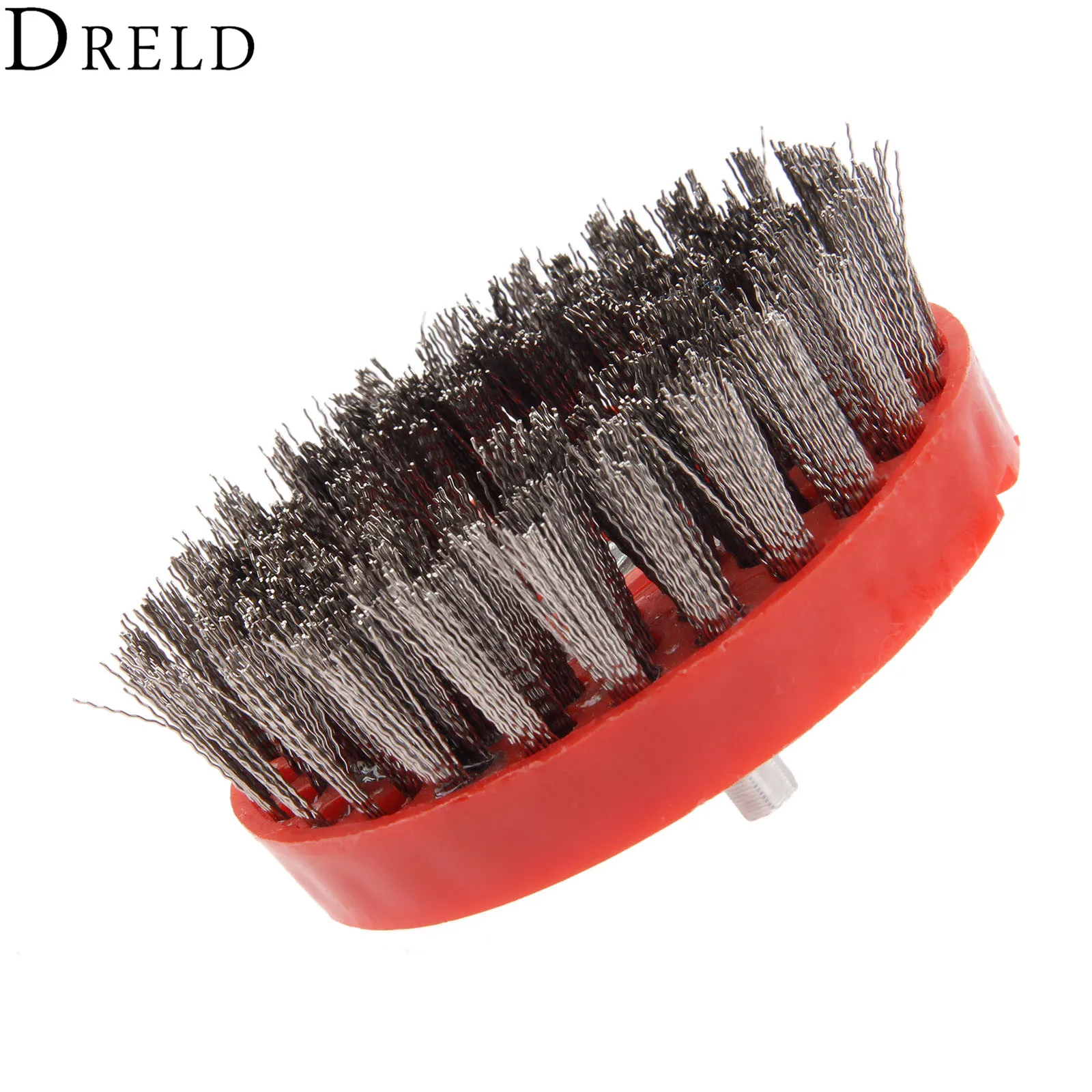 DRELD M14 110mm Electric Drill Brush Steel Wire Polishing Wheel ...