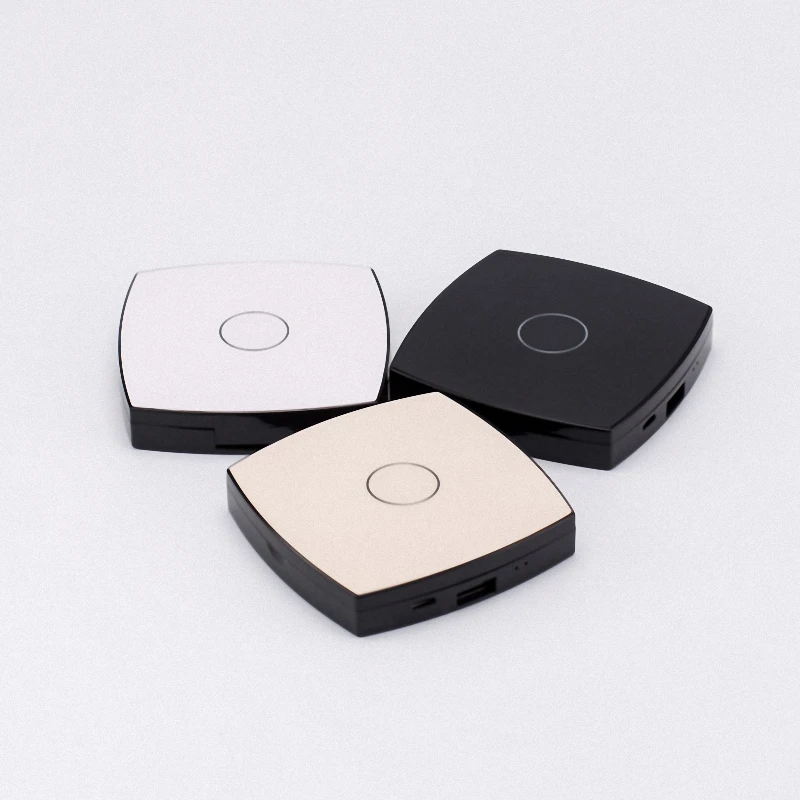 new pattern Luxury CC Makeup mirror 3000mAh Power Bank portable External battery pack charger for Phone powerbank with Package