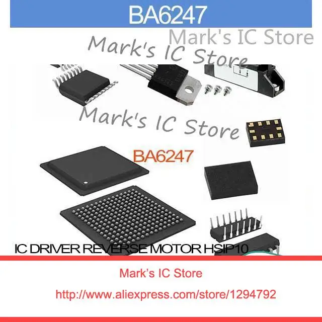 BA6247 IC DRIVER REVERSE MOTOR HSIP10 BA624 Semiconductor 6247 BA62 ...