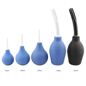 Силиконовая домашняя клизма Анальная стирка душ Анальный Душ биде лампа клизма Анальная стирка воды клизма лампа сексуальный душ Ducha Anaal душ - изображение