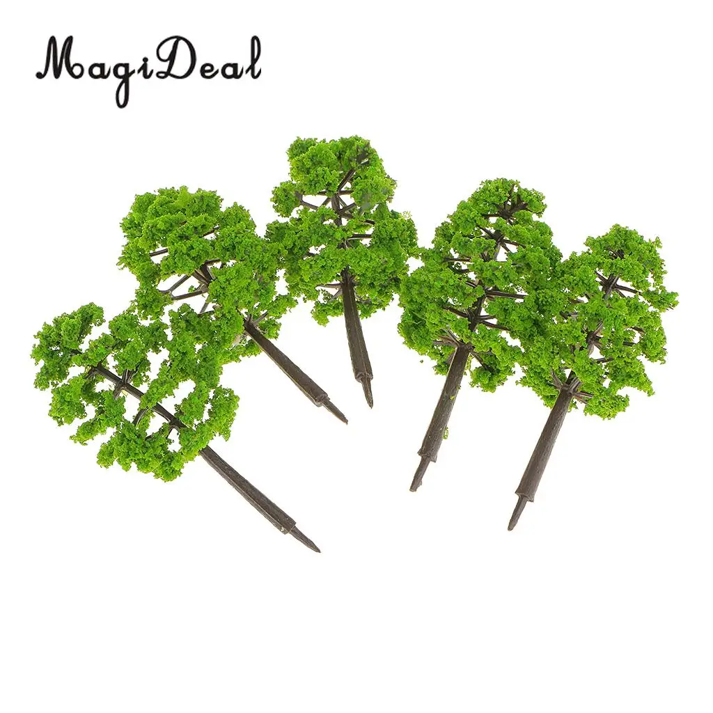 60x Model Trees Layout Train Railway Railroad Garden Architecture Diorama Landscape Scene Scenery 1:150 N Scale