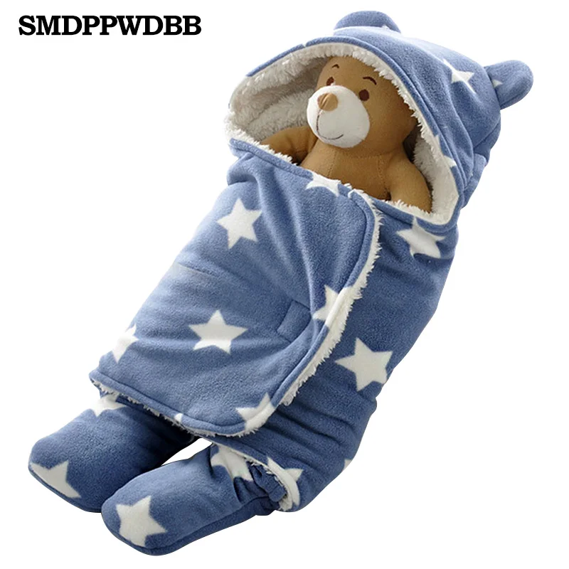 New Baby Infant Winter Sleeping Bags as Envelope for Newborn Cocoon