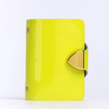 Модные Бизнес Кредитные карты держатель сумки кожаный ремень пряжка контейнер для банковских карт 26 Футляр для карт ID Держатели кошелек для визитных карточек