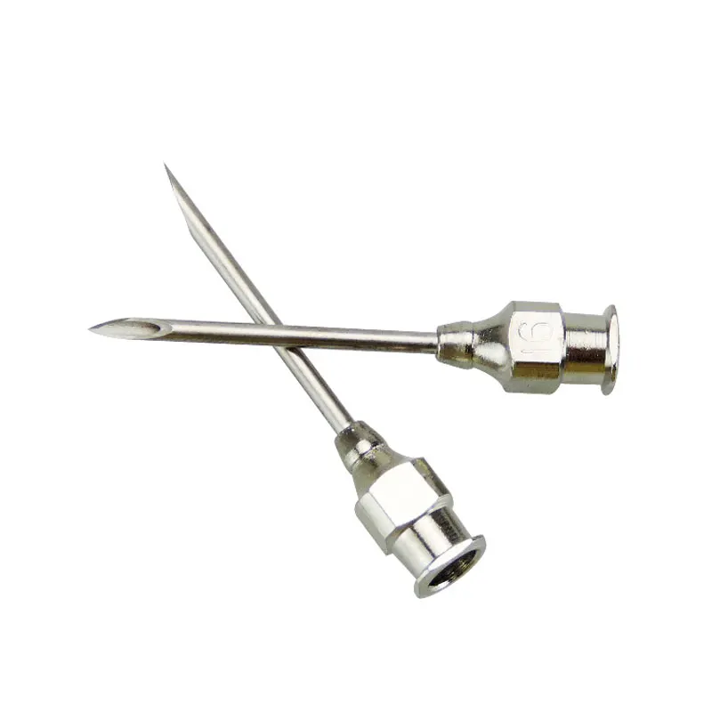 

10 Pcs/boxs Farm Animals Stainless Steel Dispensing Needle Syringe Needles Fish Pigeon Small Animal Veterinary Supplies