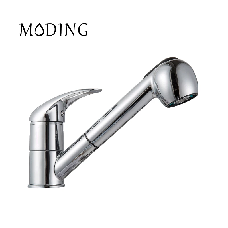 MODING 2017 Kitchen Faucet Pull Out Modern Polished Chrome ...