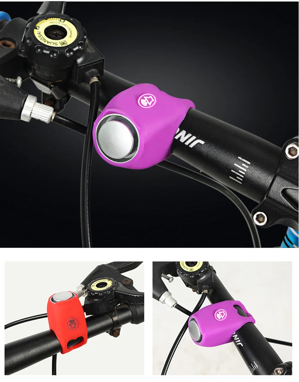 

Mountain Bike Handlebar Electronic Bicycle Horn Electronic Speaker Riding Bike Electronic Bell Cycling Siren Mountain Bike Bell