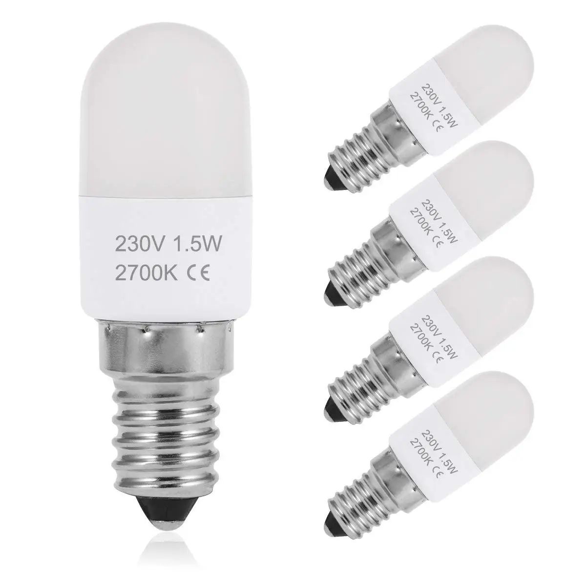 

LED Light Bulbs E14 Mini LED Bulbs 1.5W SES Bulb Equivalent to 15W Small Screw Bulbs 2700K Warm White 150Lm Energy Saver-4Pack