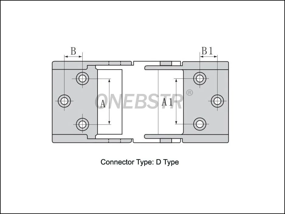 JFLO One Pair of 15x40mm Drag Chain End Joints Connectors Plastic Towline Fitting Wire Carrier Cable Drag Chain 3D