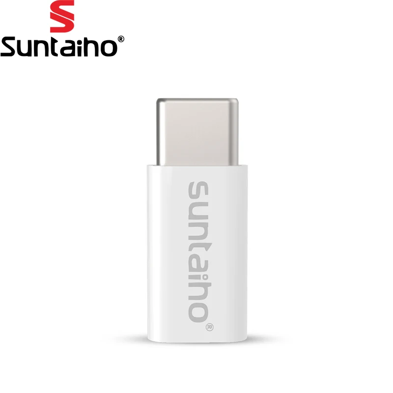 3 шт. USB 3,1 тип-c штекер для Micro USB Женский USB C Suntaiho преобразующий кабельный разъем для Xiaomi Macbook Nexus 5X Oneplus адаптер - Цвет: Белый