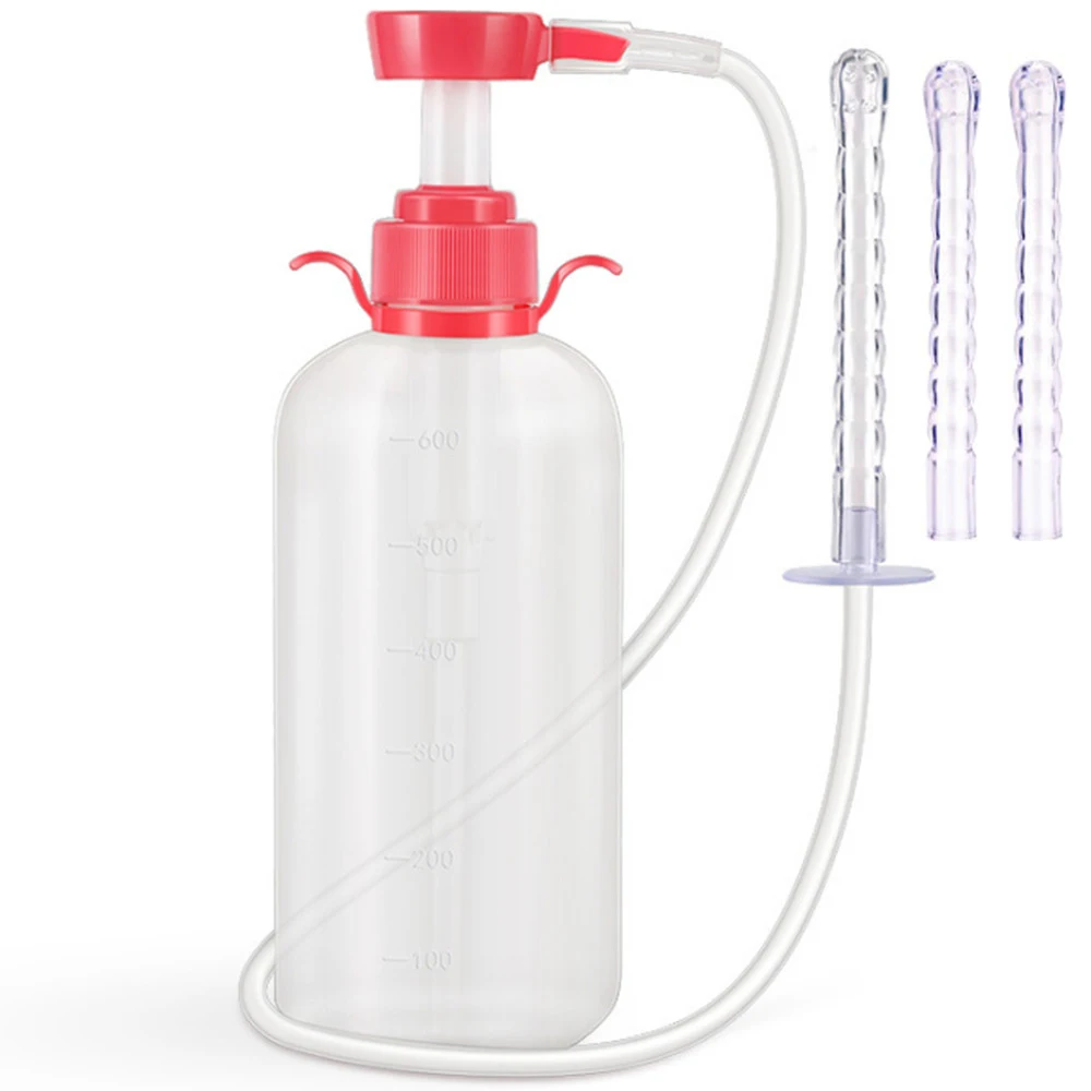 Medical Vagina Flusher Vaginal Clearner Anal Douche Ass Anus Cleaning Syringe Washing Health Care Irrigator Device for Women