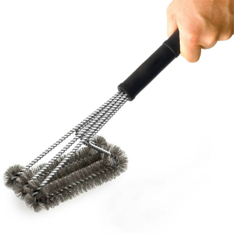 1 PC Grill Brush BBQ tool 201 Stainless Steel Barbecue Brushes Cleaning