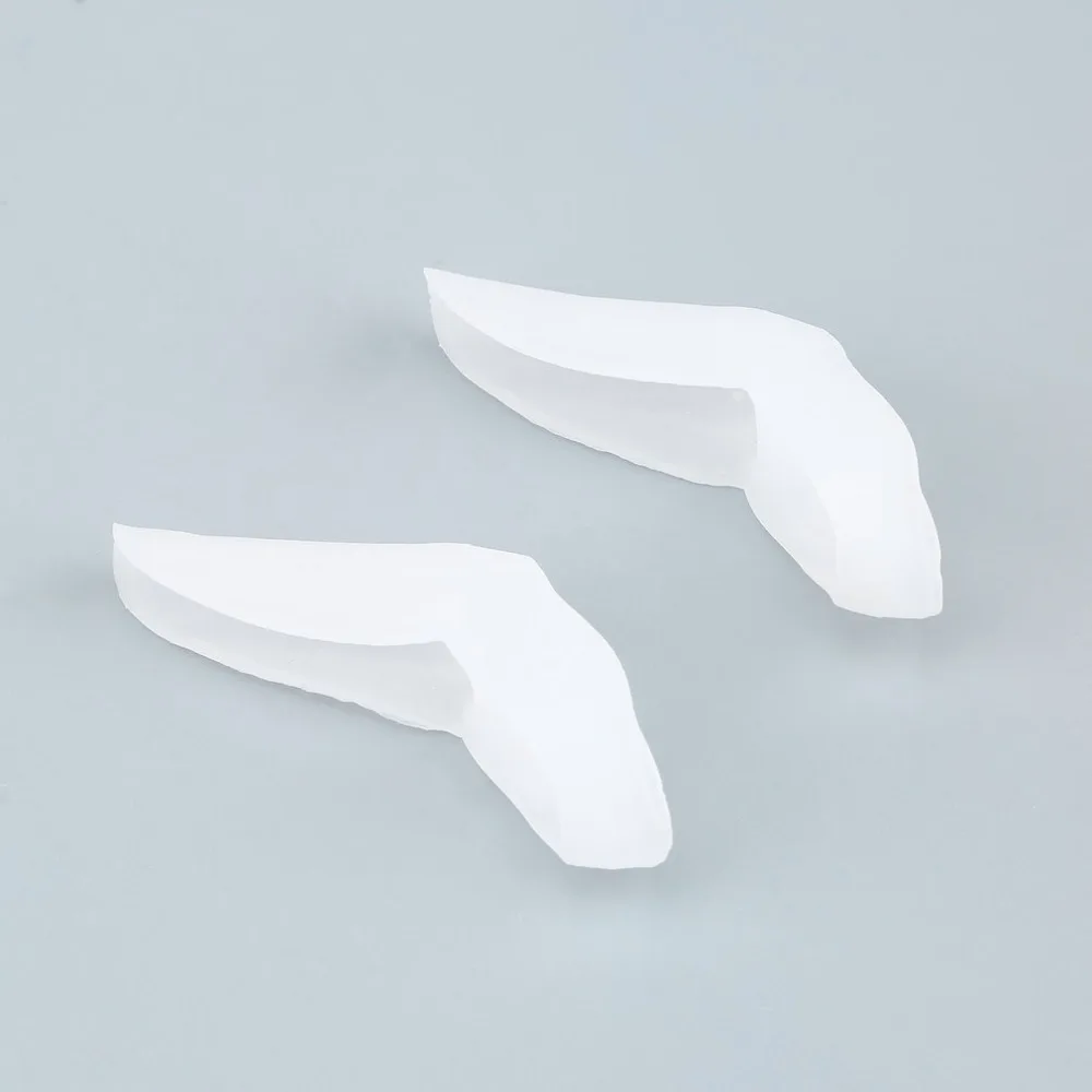 1 pair Silicone Small Toe Separator Eases Foot Pain Finger Toe Guard Cushion Correction Health Foot Care Tool