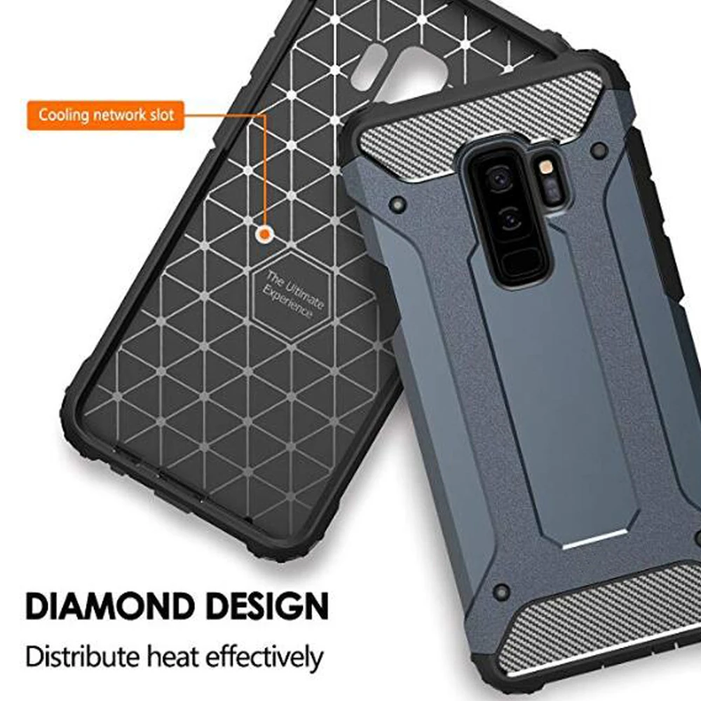 

For Samsung Galaxy note9 note8 S9 S9 plus S8 S8 plus S7 S7 edge Shockproof Armor Case For Galaxy S6 A5 A7 A8 C9Pro Note4 5 Shell