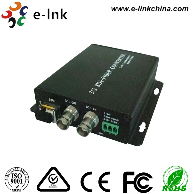 

1Ch MM 300m 3G-SDI to Fiber Transceiver With Loop Ourput