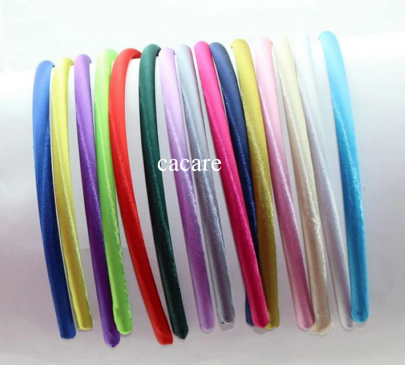 Повязка для волос атласная Женская лента 10 шт. 8 мм Детские аксессуары волос| |