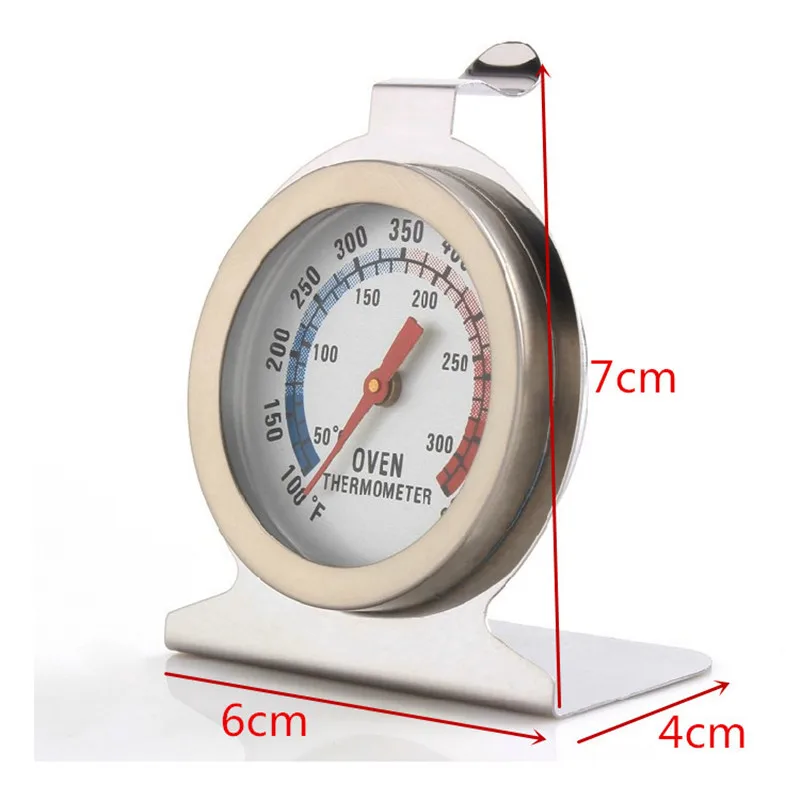 Домашний термометр для духовки из нержавеющей стали, термометр для приготовления пищи, термометр для приготовления пищи, мяса, регулируемый датчик температуры