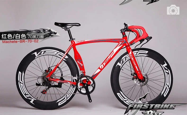 Best New Brand Road Bike Aluminum Alloy Frame Dual Disc Brake 14 Speed Bicycle Outdoor Sports Cycling Racing Bicicleta 30