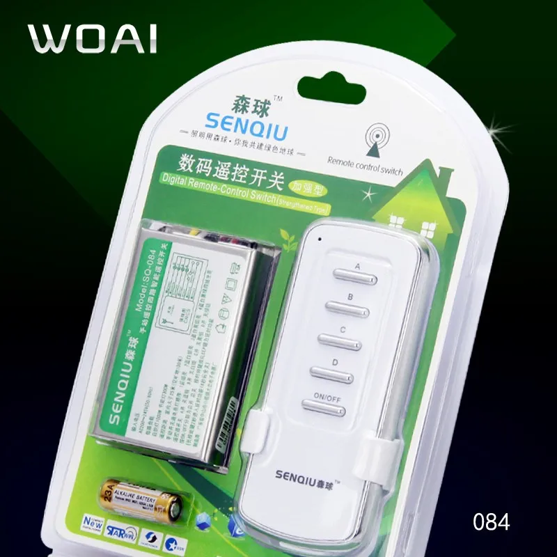 

4-way remote control switch 220v Remote control switch light Remote control light Ceiling light Wireless control light