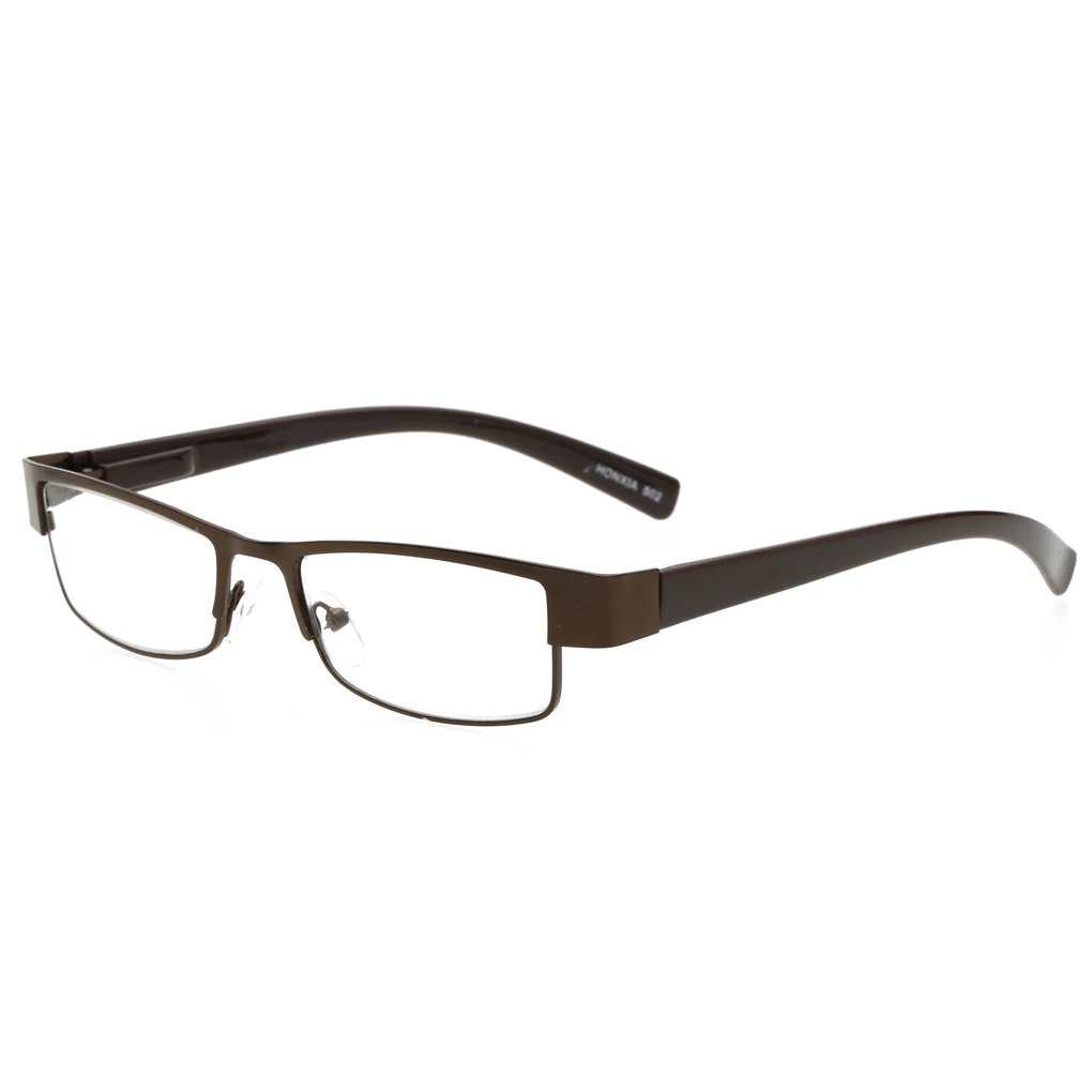 Старые очки для чтения металлические очки черная оправа прямоугольная Пресбиопия 7 различных градусов