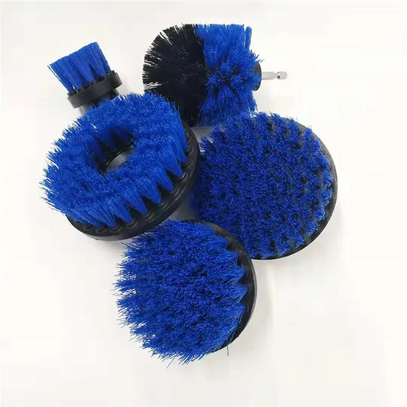 Синий 5 шт./компл. электрические насадка в виде щетки Электрическая щетка Кисть Мощность жесткий очищающий комплект чистым для Ванная