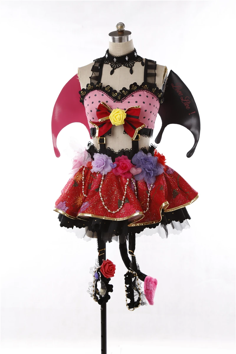 Hot! Liefde Live Eli Ayase Devil Ver Cos Cosplay Kostuum 2019 Nieuwe Lolita Halloween kostuum H Hot! Liefde Live Eli Ayase Devil Ver Cos Cosplay Kostuum 2019 Nieuwe Lolita Halloween kostuum H
