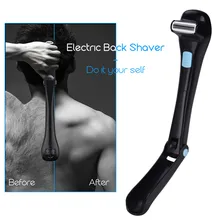 180 Degree Men's Electric Back Hair Shaver Razor Hair Removal Razor Body Trimmer Groomer Shaving Tool Manual Cordless Clipper 42