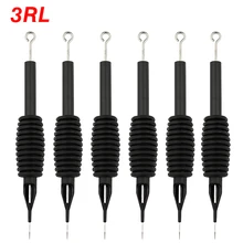 OPHIR Профессиональный 6 шт./лот 3RL по стерильному одноразовому иглу колпачки для татуажа острые наконечники и трубка 3/4 сцепление_ TA110(3RL)-6x