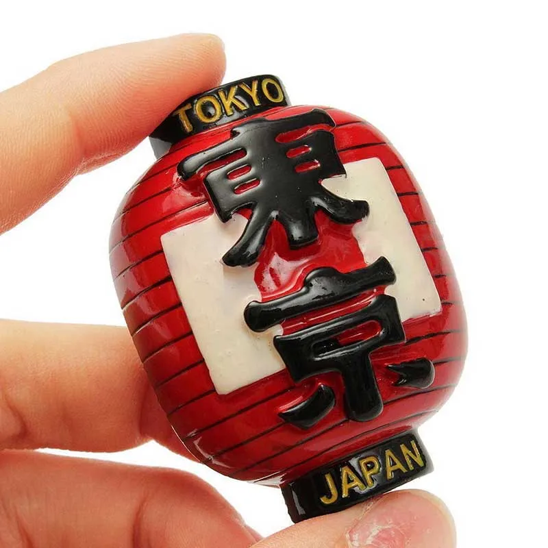 BIG 3D Resin Fridge Magnet Japan Tokyo Home Decoration Refrigerator Magnetic Stickers Decorative Stickers Souvenirs