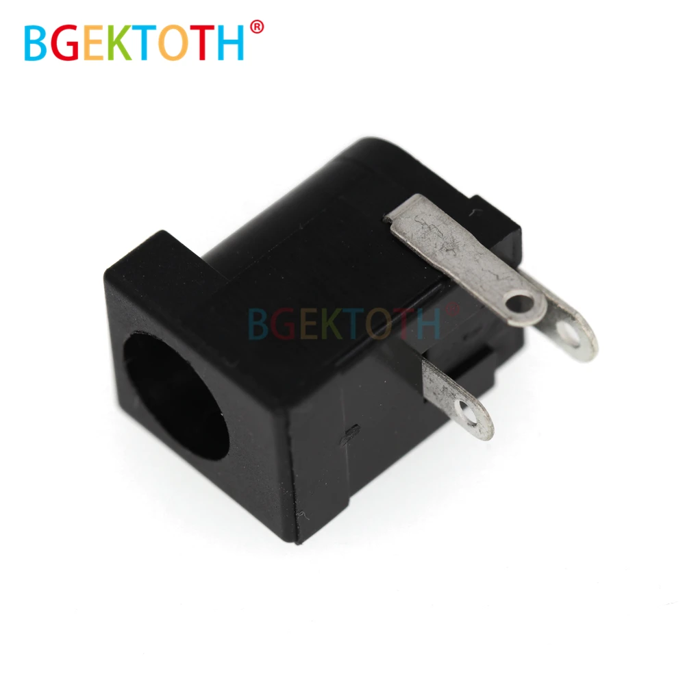 

5/10Pcs PCB Mount 5.5 x 2.1 mm Female DC Power Black Jack Plug Socket Connector