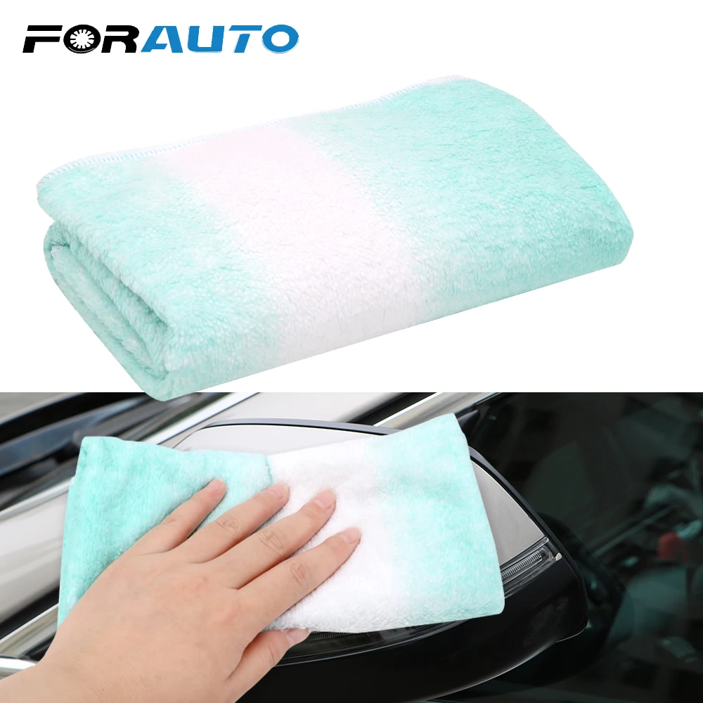 

FORAUTO Car Wash Towel Microfiber Cleaning Drying Cloth Detailing Clean Towel Auto Care Car-styling Car Washing Tools 40*40cm