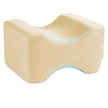 

Adeeing Memory Foam Slow Recovery Knee Wedge Pillow for Back Pain Leg Pain Pregnancy Hip Pain Relief