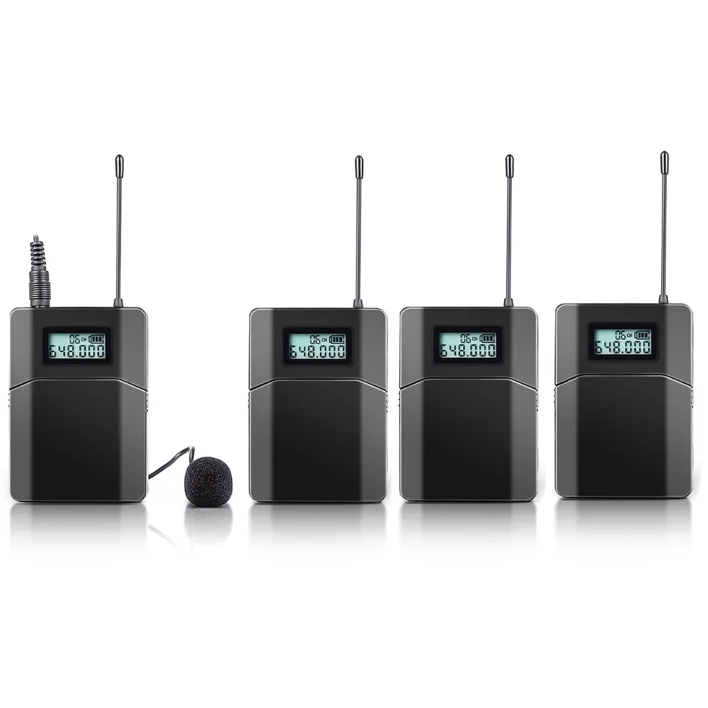100m RF stereo Wireless Microphone For Tour Guide