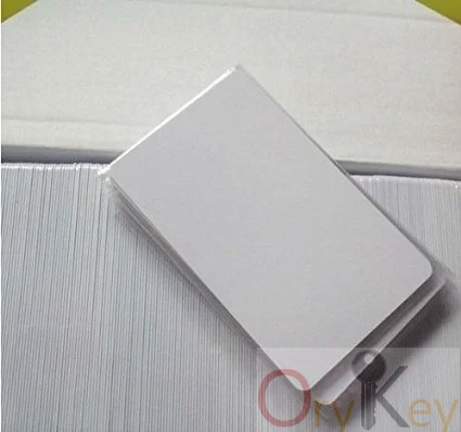 100 X ПВХ карты CR80. 30 Mil ID принтер пустой белый размер кредитной карты|card size|card cardcard id