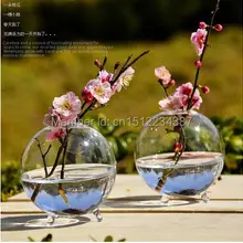 Террариум боросиликатный висячая стеклянная ваза для цветов 8*8 см шар круглая Сфера настольные вазы украшения дома свадьбы прозрачный